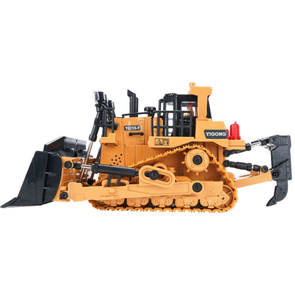 Mofun 1046 2.4G รีโมทคอนโทรลเก้าช่องวิศวกรรมยานพาหนะ 1:24 Multi-Function Crawler Heavy Bulldozer, 1046