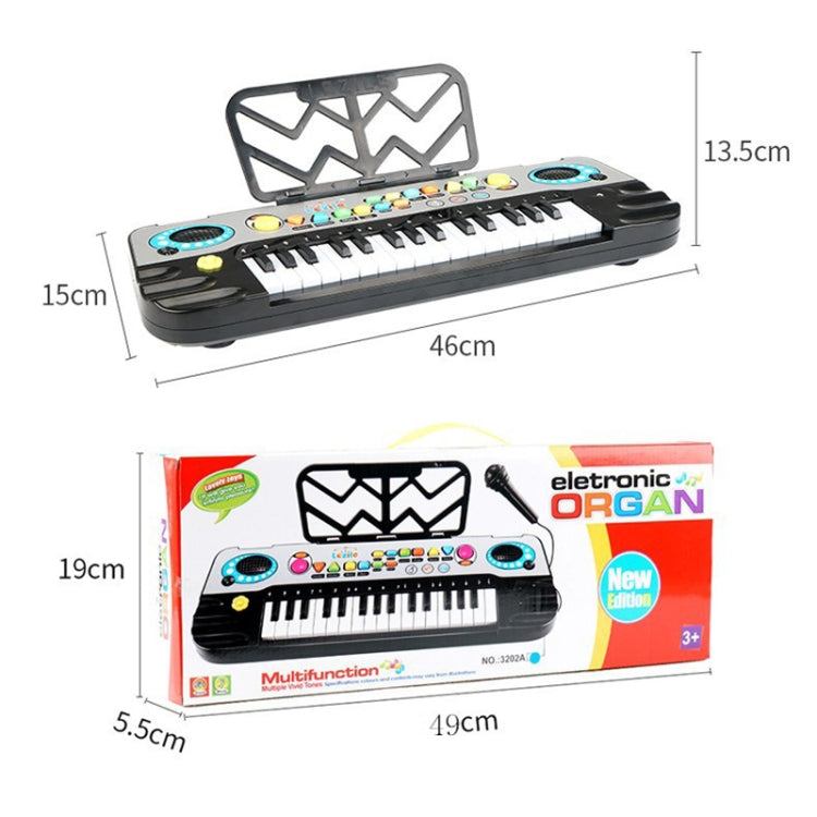MoFun 3202 32 คีย์คีย์บอร์ดอิเล็กทรอนิกส์เปียโนเด็ก, 3202