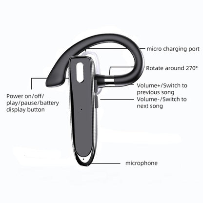 K50 หูฟังเกี่ยวหูสำหรับธุรกิจที่รองรับ Bluetooth 5.3 พร้อมไมโครโฟน