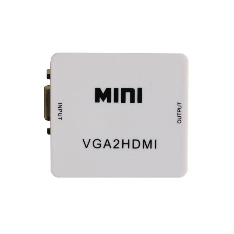 JSM Mini ขนาด HD 1080P VGA to HDMI Scaler Box Audio Video อะแดปเตอร์แปลงดิจิตอล, VGA to HDMI