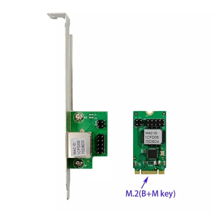 การ์ดเครือข่าย ST7245 M2 ถึง RJ45 สำหรับชิปเซ็ต RTL8111F, M2 to RJ45