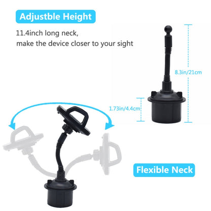 C009 ที่วางแก้วน้ำในรถยนต์แบบปรับได้ 360 องศา Universal Car Mount, C009