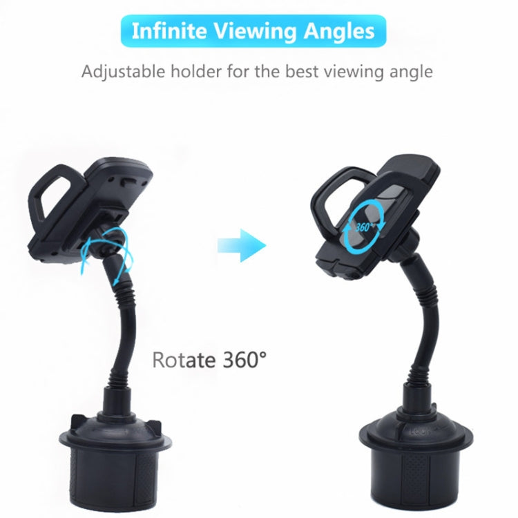C009 ที่วางแก้วน้ำในรถยนต์แบบปรับได้ 360 องศา Universal Car Mount, C009