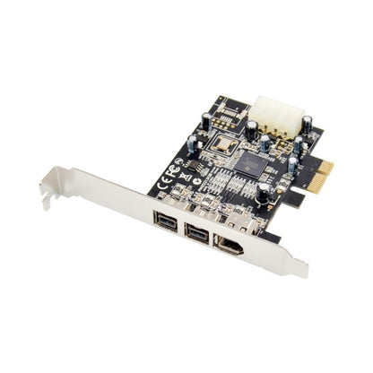 ST23 PCI Express 3 พอร์ต Firewire 1394B และ 1394A PCIe 1.1 x1 การ์ด, ST23