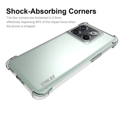 สำหรับ OnePlus 10T 5G / Ace Pro ENKAY เคสโทรศัพท์กันกระแทก TPU แบบใส, For OnePlus 10T 5G / Ace Pro