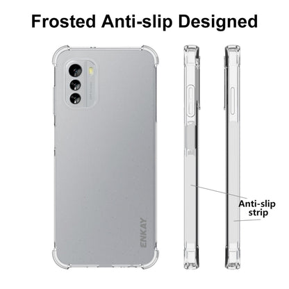 สำหรับ Nokia G60 5G ENKAY เคสโทรศัพท์ TPU แบบใสกันกระแทก, For Nokia G60 5G