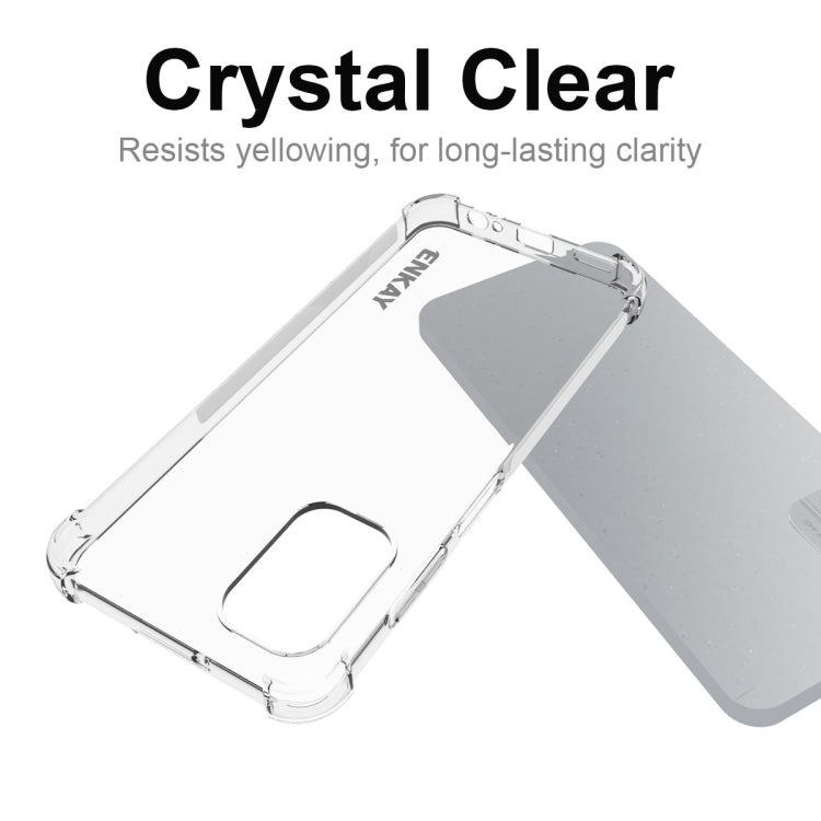 สำหรับ Nokia G60 5G ENKAY เคสโทรศัพท์ TPU แบบใสกันกระแทก, For Nokia G60 5G