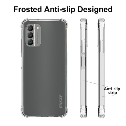 สำหรับ Nokia G400 5G ENKAY เคสโทรศัพท์ TPU แบบใสกันกระแทก, For Nokia G400 5G