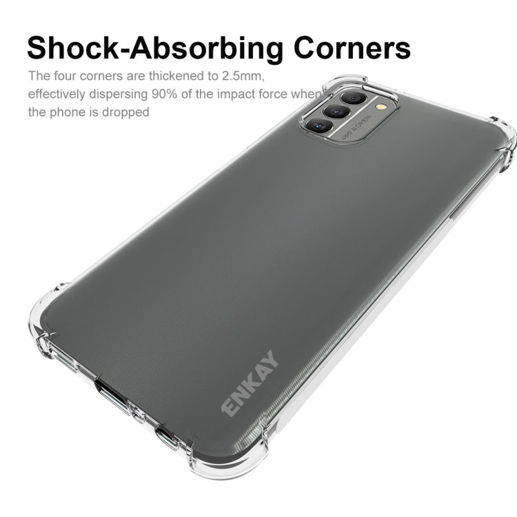 สำหรับ Nokia G400 5G ENKAY เคสโทรศัพท์ TPU แบบใสกันกระแทก, For Nokia G400 5G