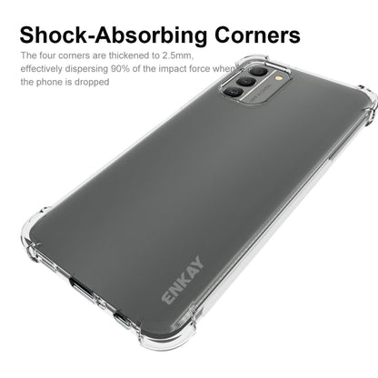 สำหรับ Nokia G400 5G ENKAY เคสโทรศัพท์ TPU แบบใสกันกระแทก, For Nokia G400 5G