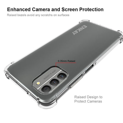 สำหรับ Nokia G400 5G ENKAY เคสโทรศัพท์ TPU แบบใสกันกระแทก, For Nokia G400 5G