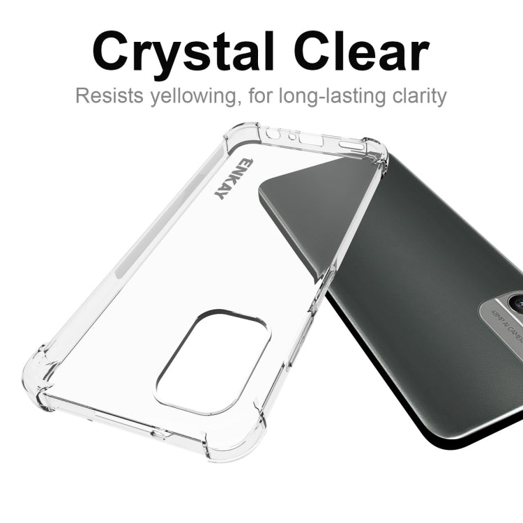 สำหรับ Nokia G400 5G ENKAY เคสโทรศัพท์ TPU แบบใสกันกระแทก, For Nokia G400 5G