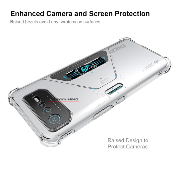 สำหรับ Asus ROG โทรศัพท์ 6 Pro ENKAY เคสโทรศัพท์ TPU แบบใสกันกระแทก, For Asus ROG Phone 6 Pro