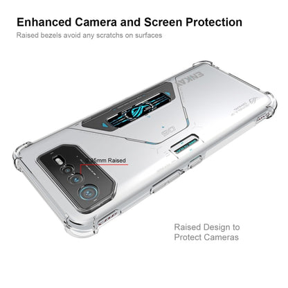 สำหรับ Asus ROG โทรศัพท์ 6 Pro ENKAY เคสโทรศัพท์ TPU แบบใสกันกระแทก, For Asus ROG Phone 6 Pro