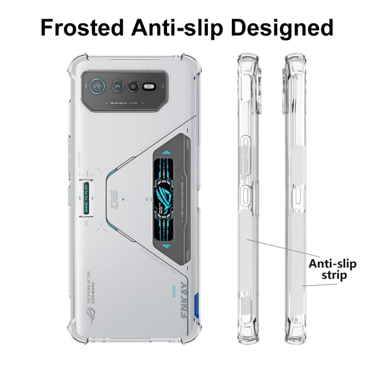 สำหรับ Asus ROG โทรศัพท์ 6 Pro ENKAY เคสโทรศัพท์ TPU แบบใสกันกระแทก, For Asus ROG Phone 6 Pro