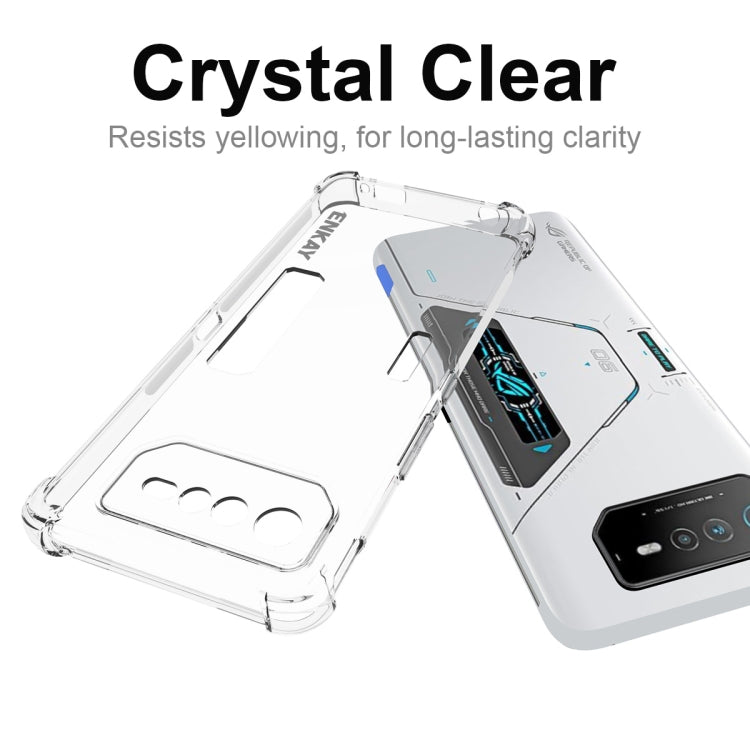 สำหรับ Asus ROG โทรศัพท์ 6 Pro ENKAY เคสโทรศัพท์ TPU แบบใสกันกระแทก, For Asus ROG Phone 6 Pro