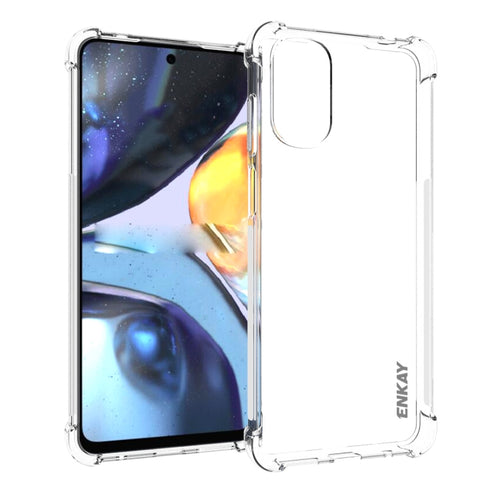 สำหรับ Motorola Moto G22 4G ENKAY เคสโทรศัพท์ TPU แบบใสกันกระแทก, For Motorola Moto G22 4G
