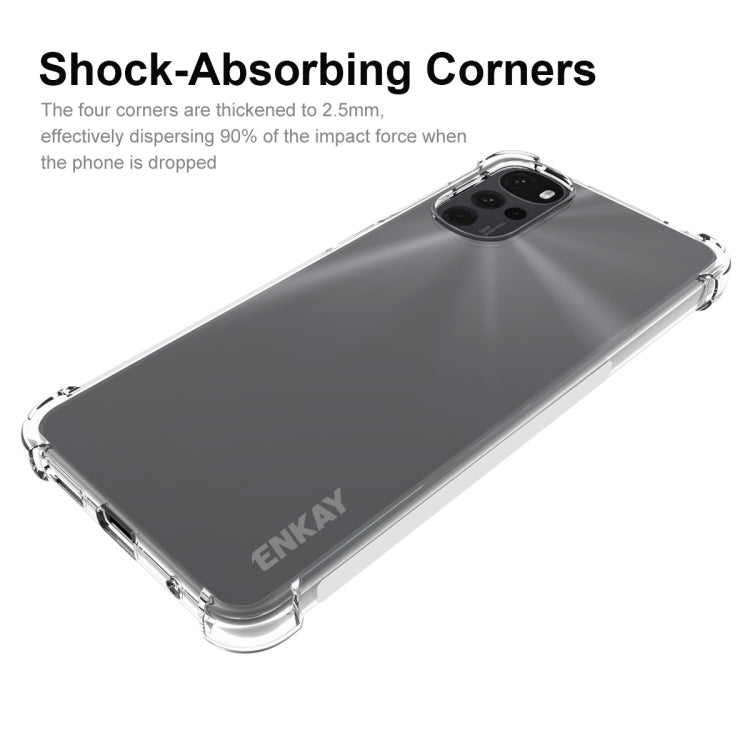 สำหรับ Motorola Moto G22 4G ENKAY เคสโทรศัพท์ TPU แบบใสกันกระแทก, For Motorola Moto G22 4G