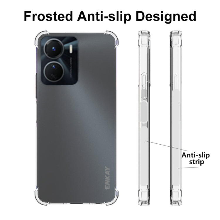 สำหรับ vivo Y16 4G NKAY Clear TPU กันกระแทกเคสโทรศัพท์, For vivo Y16 4G