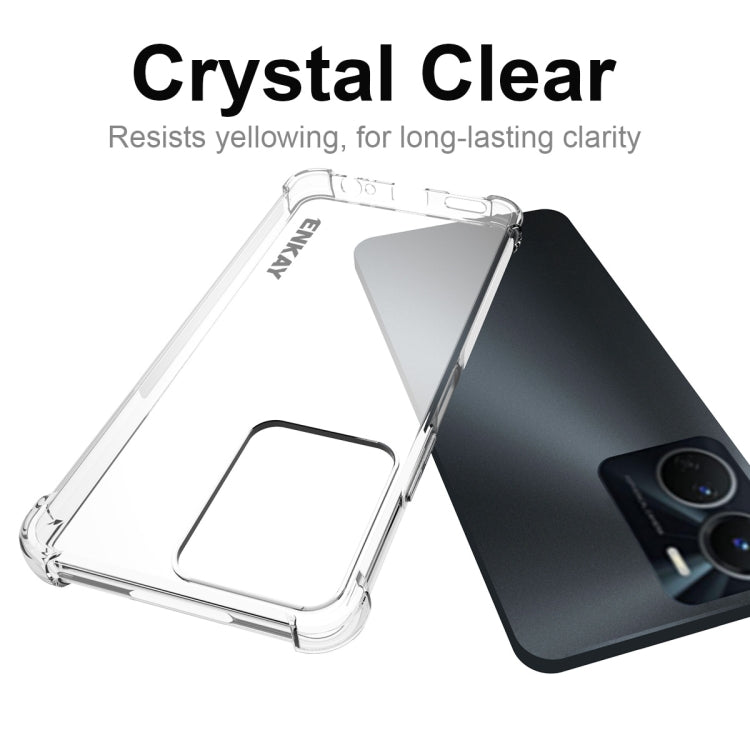 สำหรับ vivo Y16 4G NKAY Clear TPU กันกระแทกเคสโทรศัพท์, For vivo Y16 4G