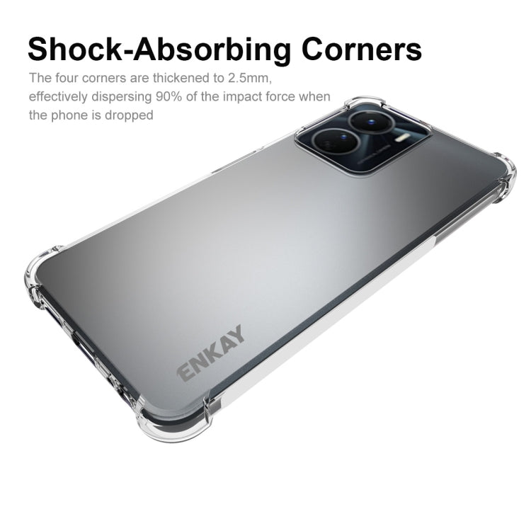 สำหรับ vivo Y16 4G NKAY Clear TPU กันกระแทกเคสโทรศัพท์, For vivo Y16 4G