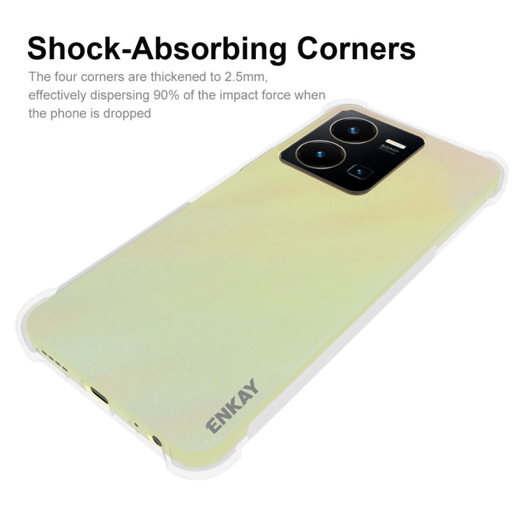 สำหรับ vivo Y35 4G Global NKAY Clear TPU กันกระแทกเคสโทรศัพท์, For vivo Y35 4G Global