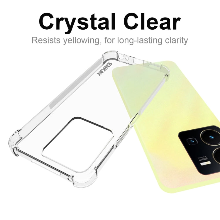 สำหรับ vivo Y35 4G Global NKAY Clear TPU กันกระแทกเคสโทรศัพท์, For vivo Y35 4G Global