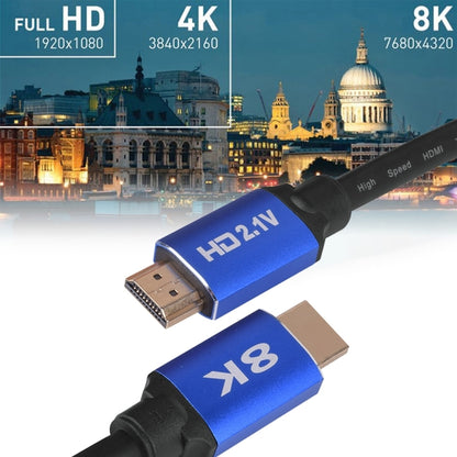 HD08 8K Ultra Clear HDMI 2.1 ทีวีคอมพิวเตอร์โปรเจคเตอร์กล่องรับสัญญาณสาย HDMI 5M