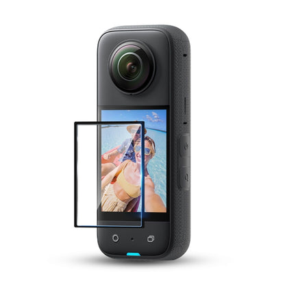 สำหรับ Insta360 X3 STARTRC ฟิล์มป้องกันโค้ง HD โปร่งใส 2 ชิ้น, For Insta360 X3