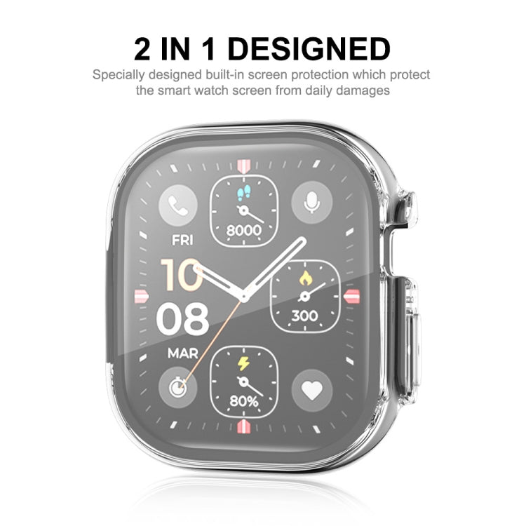 สำหรับ Apple Watch Ultra 49 มม. ENKAY เคส TPU นุ่มโปร่งใสแบบเต็มพร้อมฟิล์มหน้าจอ