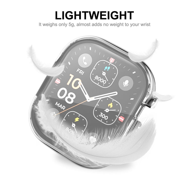 สำหรับ Apple Watch Ultra 49 มม. ENKAY เคส TPU นุ่มโปร่งใสแบบเต็มพร้อมฟิล์มหน้าจอ