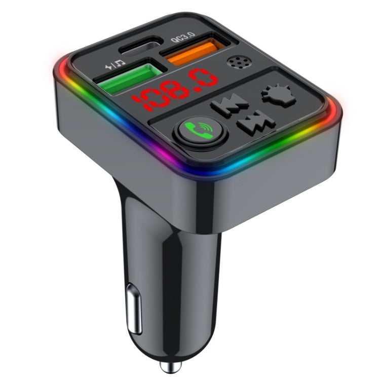 PDF18 อะแดปเตอร์ชาร์จโทรศัพท์มือถือ USB + Type-C PD25W QC3.0 อะแดปเตอร์โทรศัพท์ในรถยนต์ไฟแช็ก, PDF18