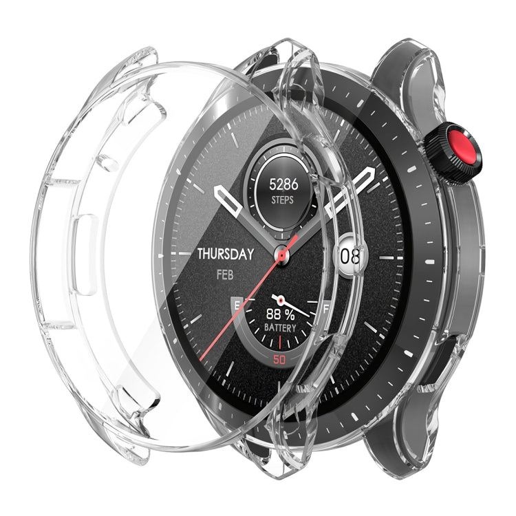 สำหรับ Amazfit GTR 4 ENKAY Hat-Prince เคส TPU โปร่งใสพร้อมฟิล์มกันรอย