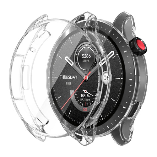สำหรับ Amazfit GTR 4 ENKAY Hat-Prince เคส TPU โปร่งใสพร้อมฟิล์มกันรอย