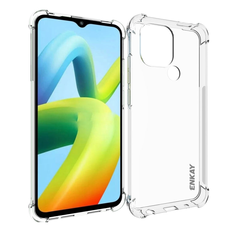 สำหรับ Xiaomi Redmi A1+ ENKAY เคสโทรศัพท์กันกระแทก TPU แบบใส, For Xiaomi Redmi A1+