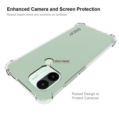 สำหรับ Xiaomi Redmi A1+ ENKAY เคสโทรศัพท์กันกระแทก TPU แบบใส, For Xiaomi Redmi A1+