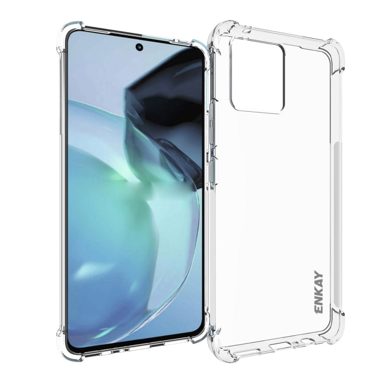 สำหรับ Motorola Moto G72 4G ENKAY เคสโทรศัพท์กันกระแทก TPU แบบใส