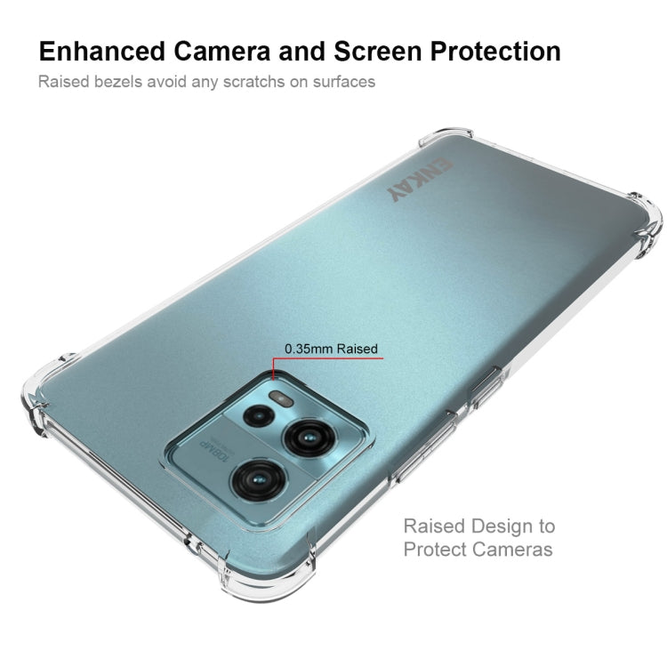 สำหรับ Motorola Moto G72 4G ENKAY เคสโทรศัพท์กันกระแทก TPU แบบใส