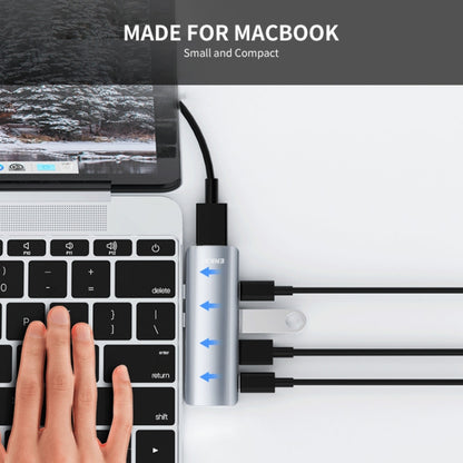 ENKAY Hat-Prince 5 in 2 Hub Type-C ถึง 4K HDMI / USB 3.0 Docking Station Adapter สำหรับ MacBook