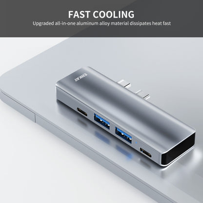 ENKAY Hat-Prince 5 in 2 Hub Type-C ถึง 4K HDMI / USB 3.0 Docking Station Adapter สำหรับ MacBook