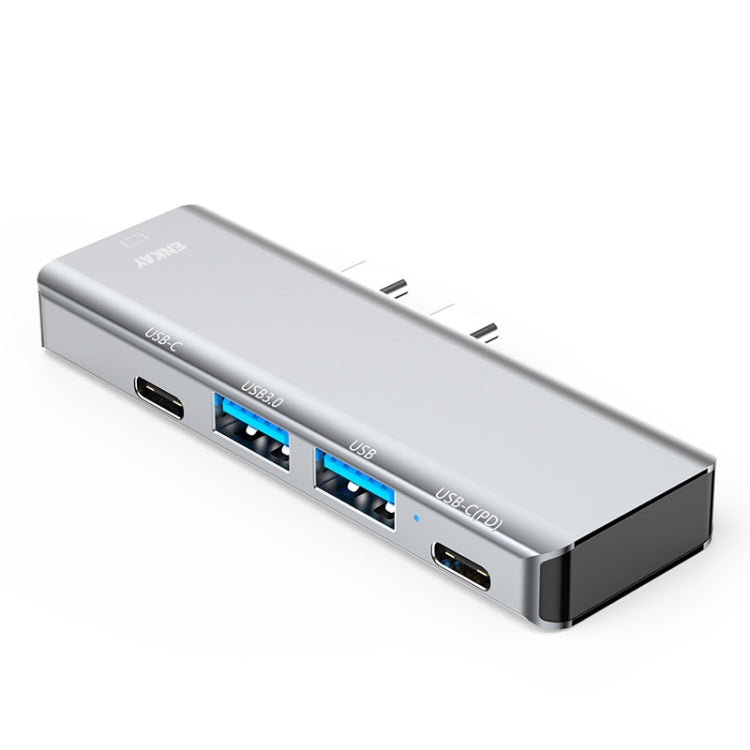 ENKAY Hat-Prince 5 in 2 Hub Type-C ถึง 4K HDMI / USB 3.0 Docking Station Adapter สำหรับ MacBook