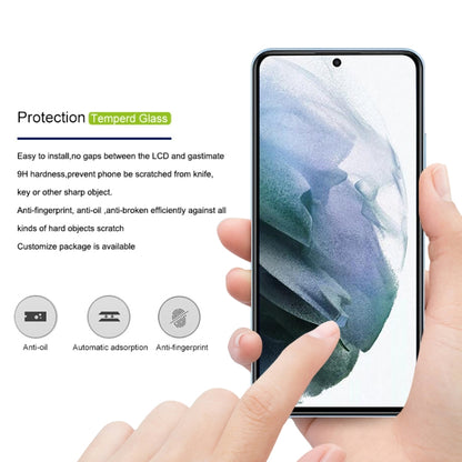 สำหรับ Samsung Galaxy S23 5G mocolo 2.5D เต็มกาวฟิล์มกระจกนิรภัยรองรับการปลดล็อคลายนิ้วมือ, For Samsung Galaxy S23 5G