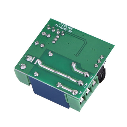 12V 10A RF รีโมทคอนโทรลไร้สายสวิตช์ 1CH รีเลย์ตัวรับสัญญาณ