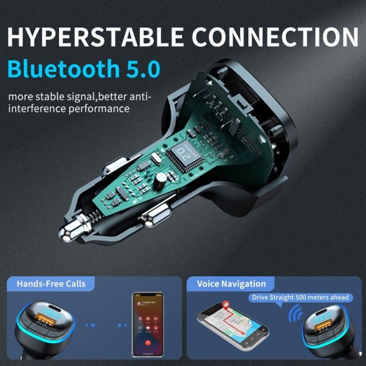 C33 ที่ชาร์จแบตในรถ Quick Charge Type C อะแดปเตอร์โทรศัพท์ชาร์จเร็ว, C33