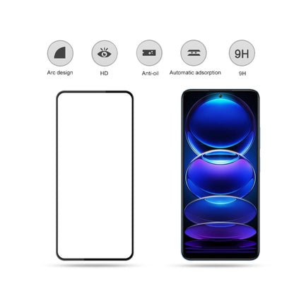 สำหรับ Xiaomi Redmi หมายเหตุ 12 Pro mocolo 2.5D เต็มกาวกระจกนิรภัยฟิล์มแบบเต็ม, For Xiaomi Redmi Note 12 Pr