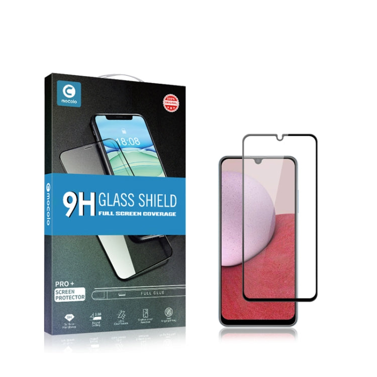 สำหรับ Samsung Galaxy A14 mocolo 2.5D กาวเต็มกระจกนิรภัยฟิล์มแบบเต็ม, For Samsung Galaxy A14