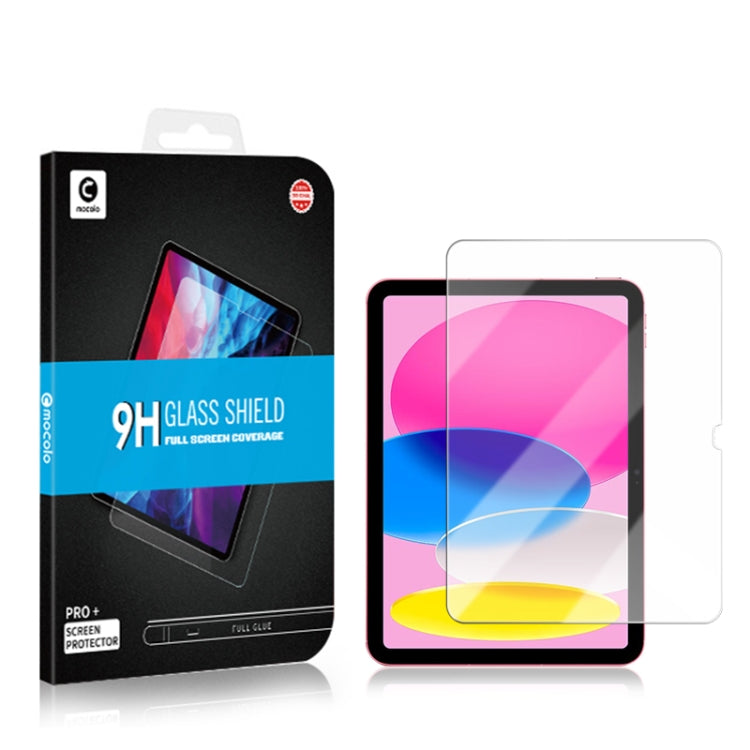 สำหรับ iPad 10th Gen 10.9 2022 mocolo 0.33mm 9H 2.5D ฟิล์มกระจกนิรภัยป้องกันการระเบิด, For iPad 10th Gen 10.9 2022