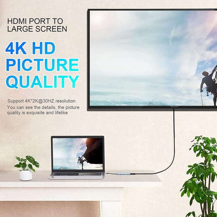 ฮับ USB C, อะแดปเตอร์ USB C 11 ใน 1 ดองเกิลพร้อม 4K HDMI, VGA, Type C PD, USB3.0, อีเธอร์เน็ต RJ45, เครื่องอ่านการ์ด SD/TF, ช่องรับสัญญาณเสียง 3.5 มม., แท่นวางที่เข้ากันได้กับ MacBook Pro/Air, ประเภท C อื่นๆอุปกรณ์แล็ปท็อป