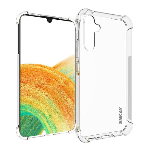 สำหรับ Samsung Galaxy A34 5G ENKAY Hat-Prince Clear TPU เคสกันกระแทกฝาครอบกันลื่นแบบนุ่ม, For Samsung Galaxy A34 5G