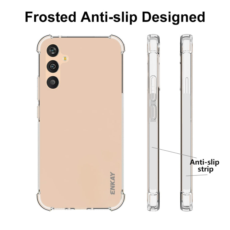 สำหรับ Samsung Galaxy A34 5G ENKAY Hat-Prince Clear TPU เคสกันกระแทกฝาครอบกันลื่นแบบนุ่ม, For Samsung Galaxy A34 5G